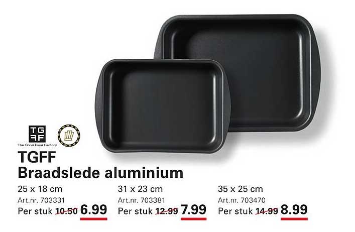 TGFF Braadslede aluminium