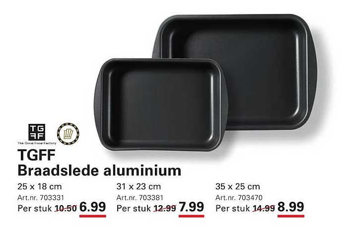 TGFF Braadslede aluminium