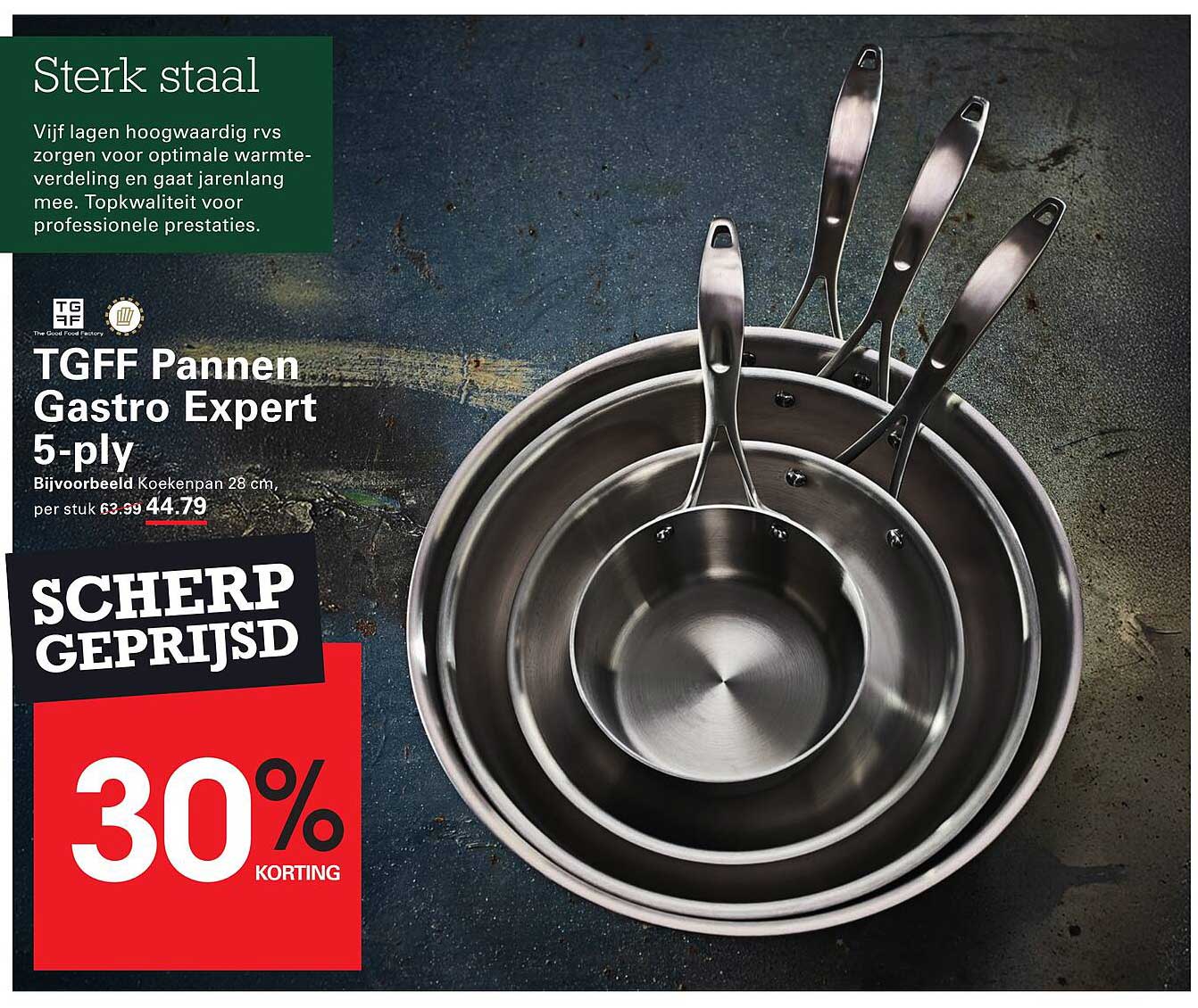 TGFF Pannen Gastro Expert 5-ply