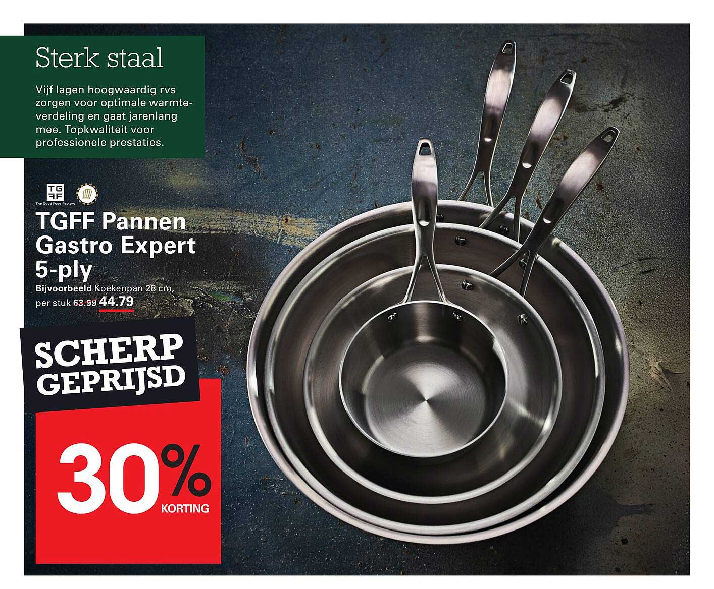 TGFF Pannen Gastro Expert 5-ply