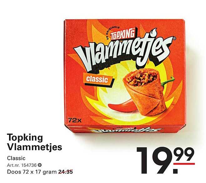 Topking Vlammetjes Classic