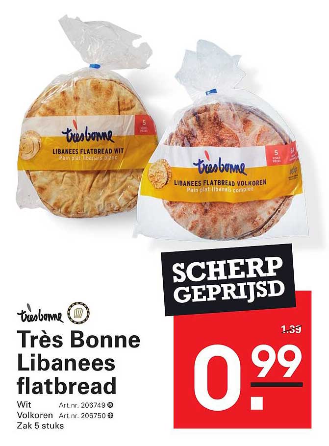 Très Bonne Libanees flatbread