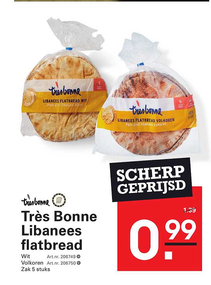 Très Bonne Libanees flatbread