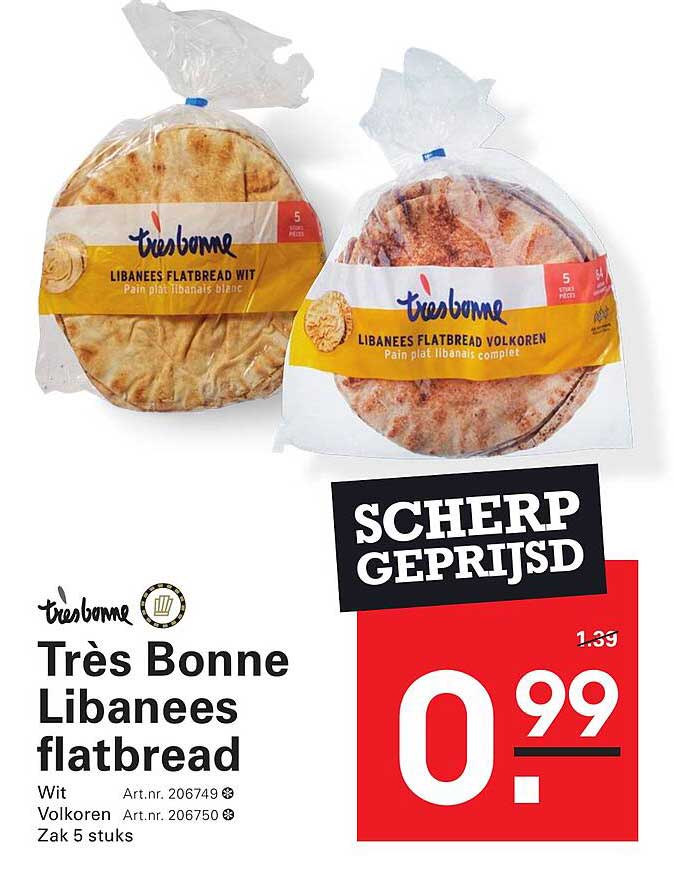 Très Bonne Libanees flatbread