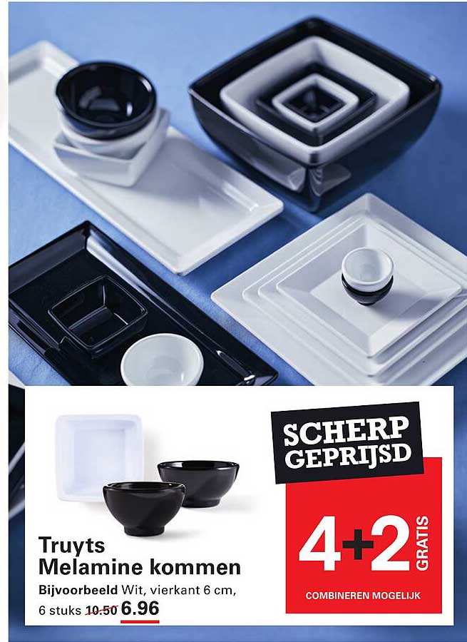 Truysts Melamine kommen