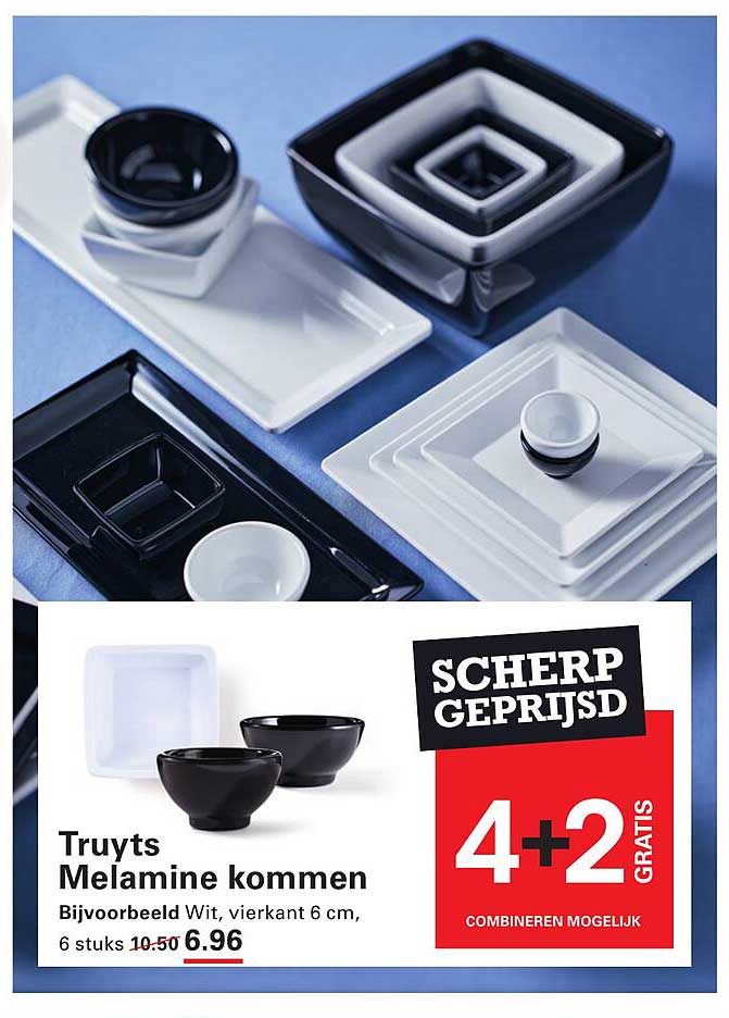 Truyts Melamine kommen