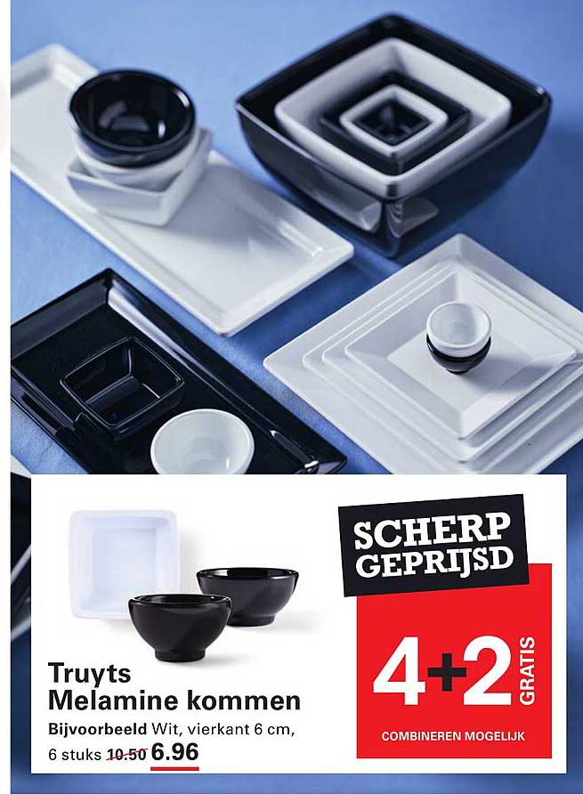 Truyts Melamine kommen
