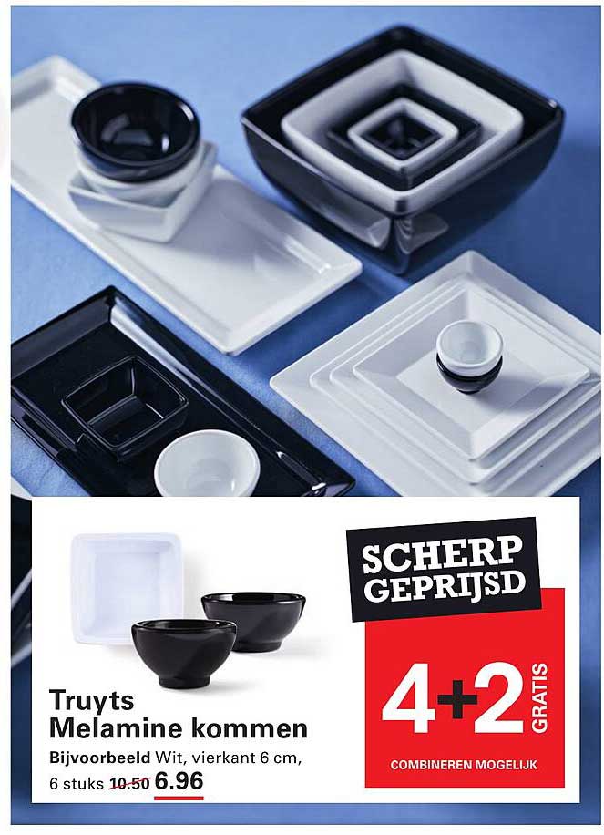 Truyts Melamine kommen