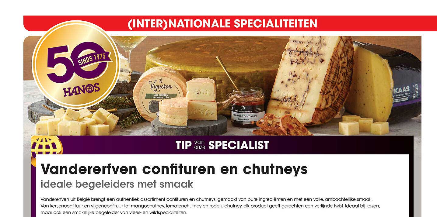 Vandererfven confituren en chutneys