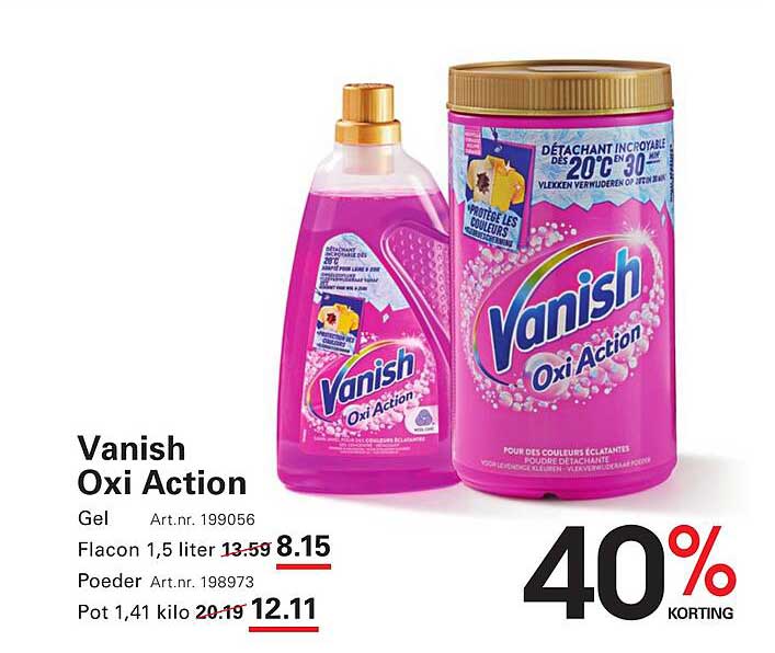 Vanish Oxi Action