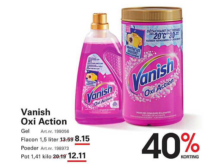Vanish Oxi Action