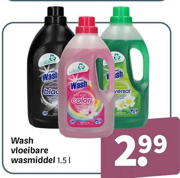 Wash vloeibare wasmiddel 1.5 l