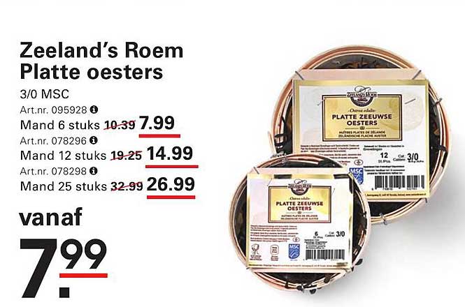 Zeeland’s Roem Platte oesters