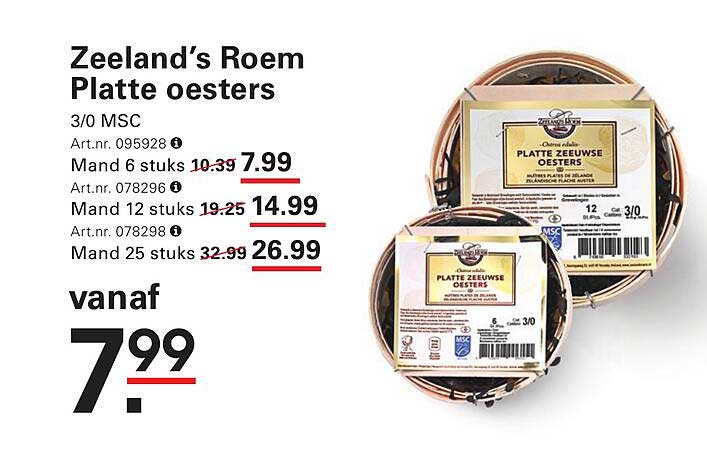 Zeeland’s Roem Platte oesters