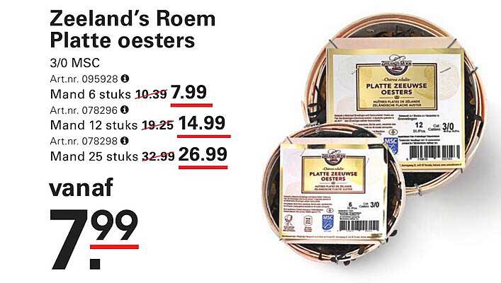 Zeeland’s Roem Platte oesters