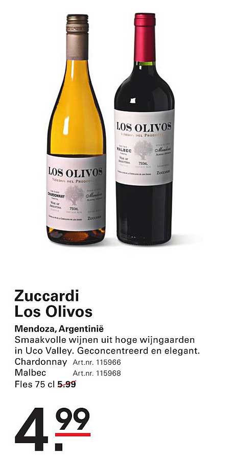 Zuccardi Los Olivos - Malbec en Chardonnay