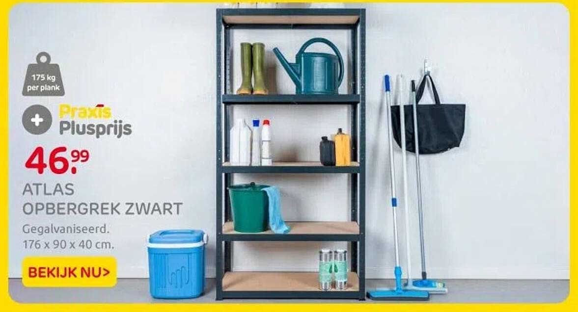 ATLAS OPBERGREK ZWART