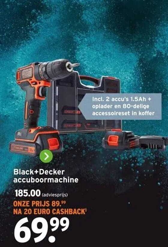 Black+Decker accuboormachine