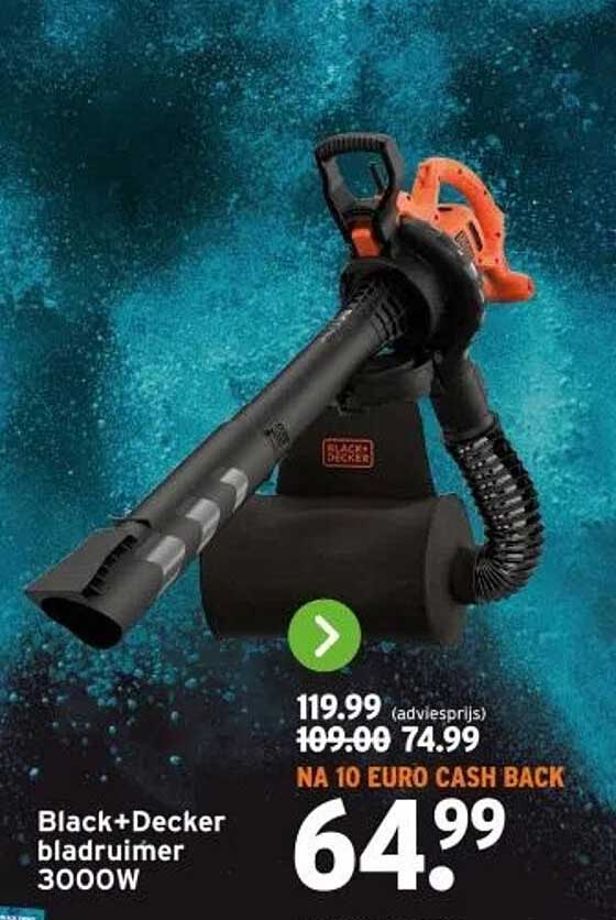 Black+Decker bladruimer 3000W