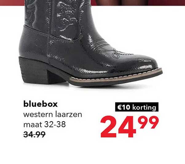 bluebox western laarzen maat 32-38