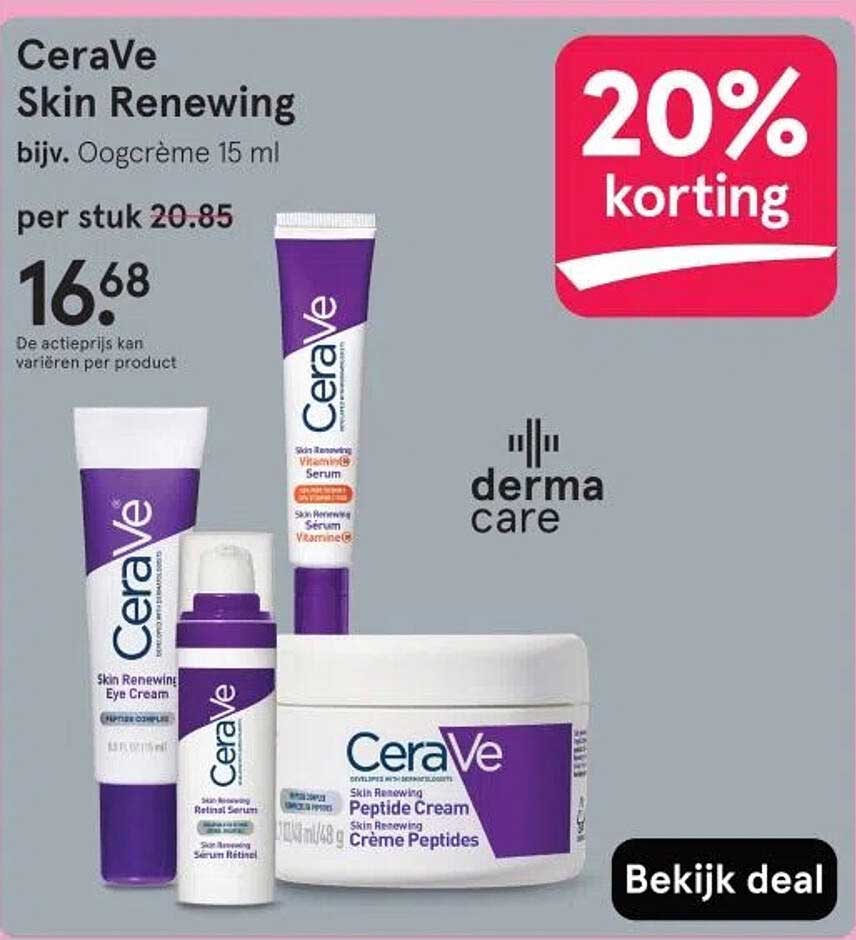 CeraVe Skin Renewing bijv. Oogcrème 15 ml
