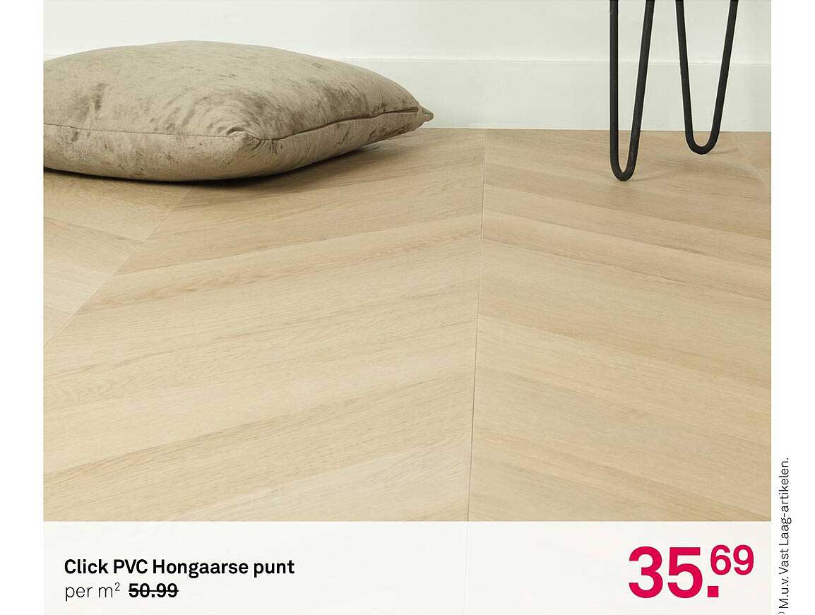 Click PVC Hongaarse punt