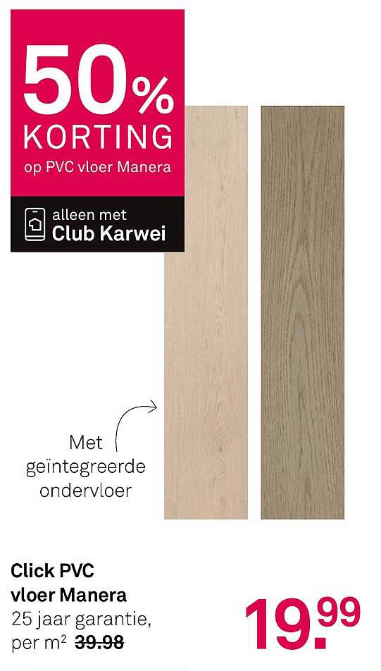 Click PVC vloer Manera