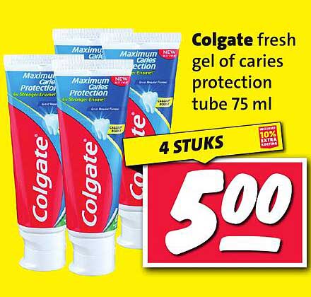 Colgate fresh gel of caries protection tube 75 ml
