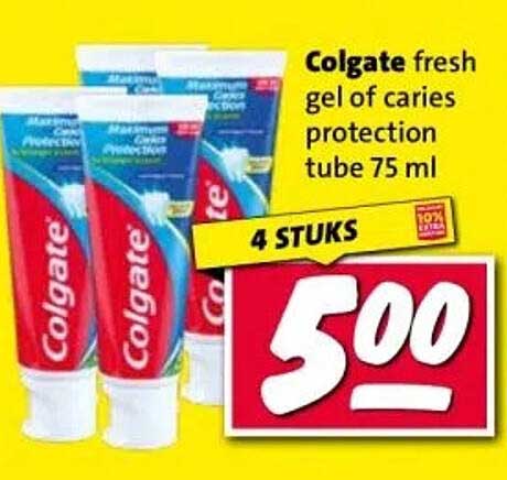 Colgate fresh gel of caries protection tube 75 ml