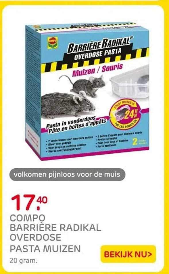 COMPO BARRIÈRE RADIKAL OVERDOSE PASTA MUIZEN