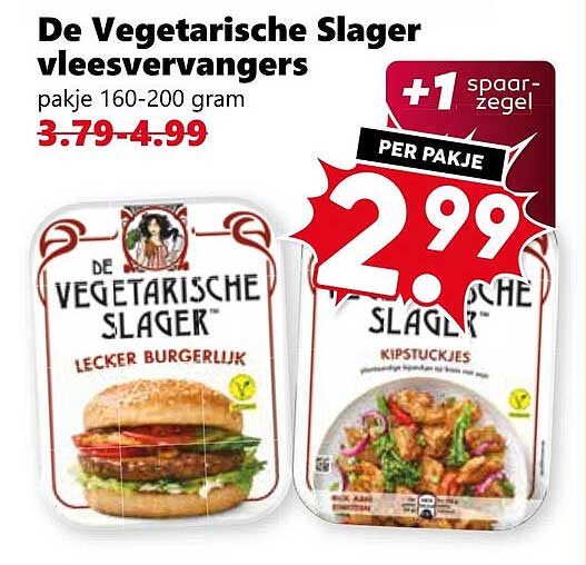 De Vegetarische Slager vleesvervangers