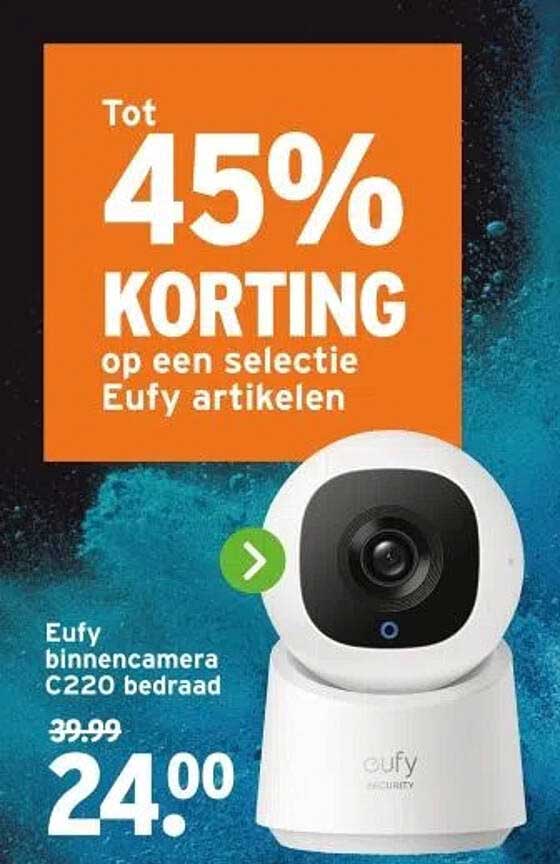 Eufy binnencamera C220 bedraad