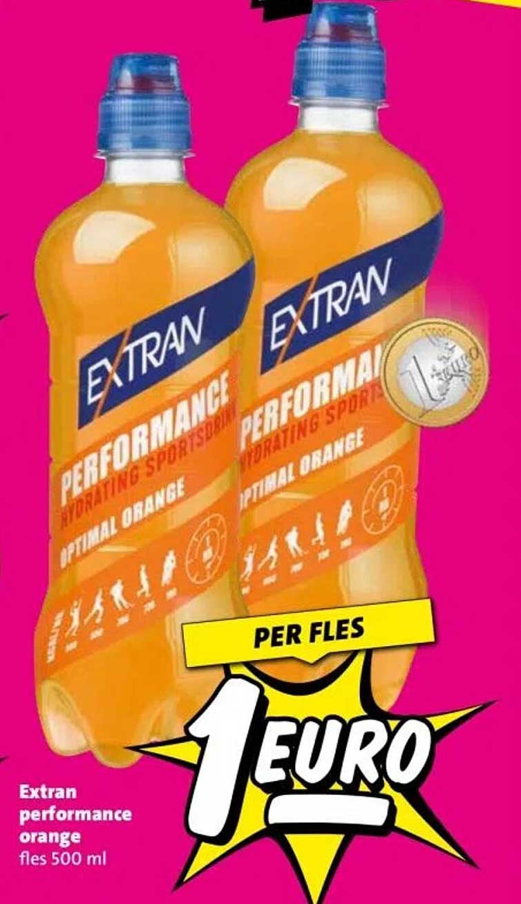 Extran performance orange fles 500 ml