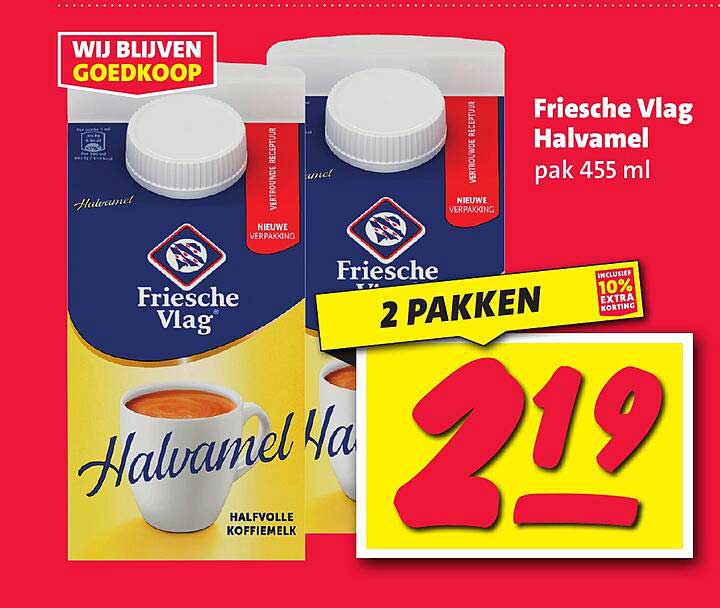 Friesche Vlag Halvamel pak 455 ml