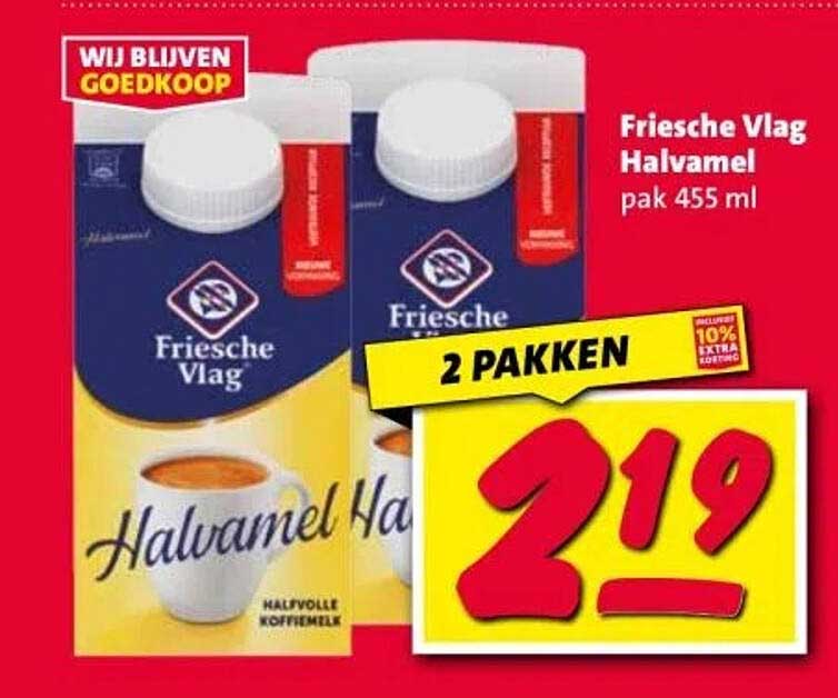 Friesche Vlag Halvemel pak 455 ml