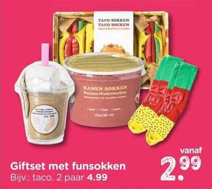 Giftset met funsokken
