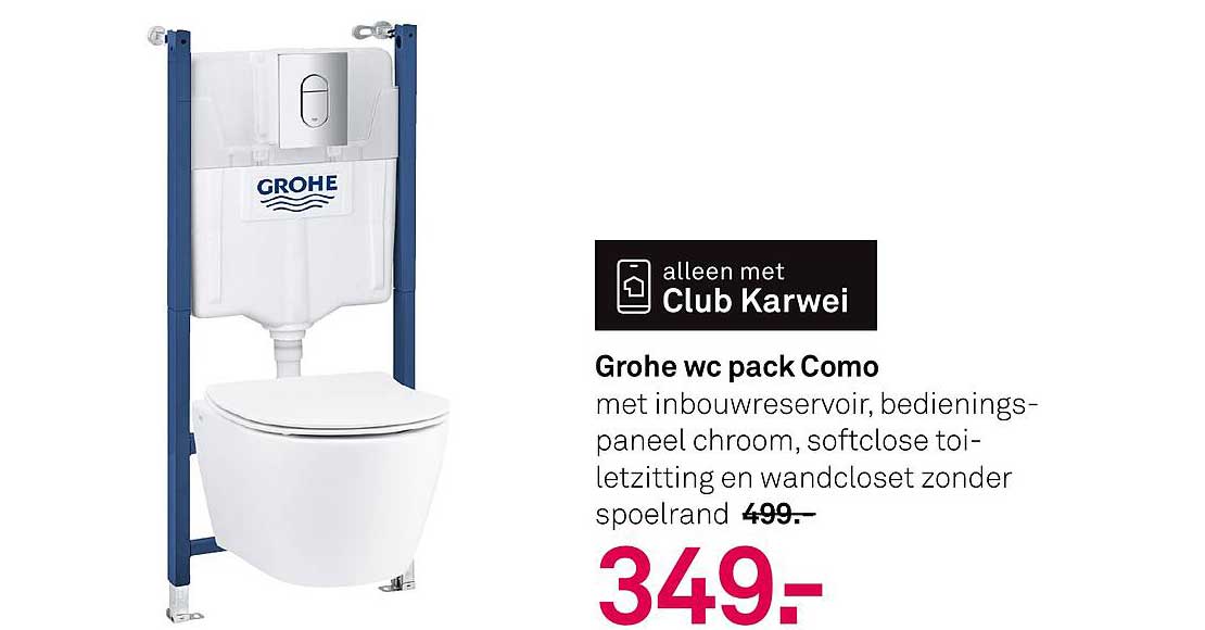 Grohe wc pack Como
