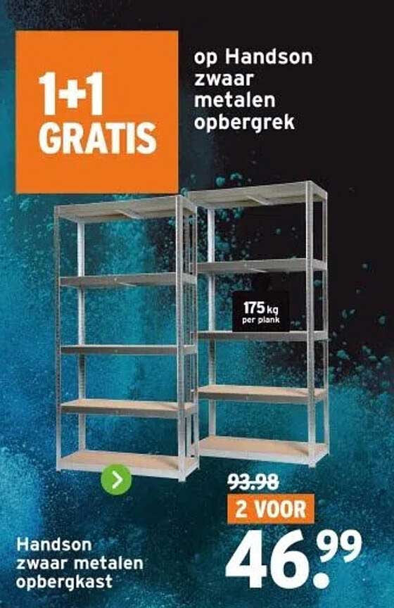 Handson zwaar metalen opbergrek