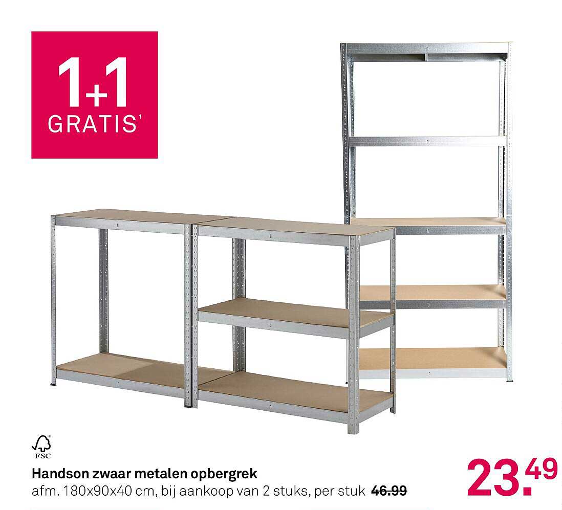 Handson zwaar metalen opbergrek