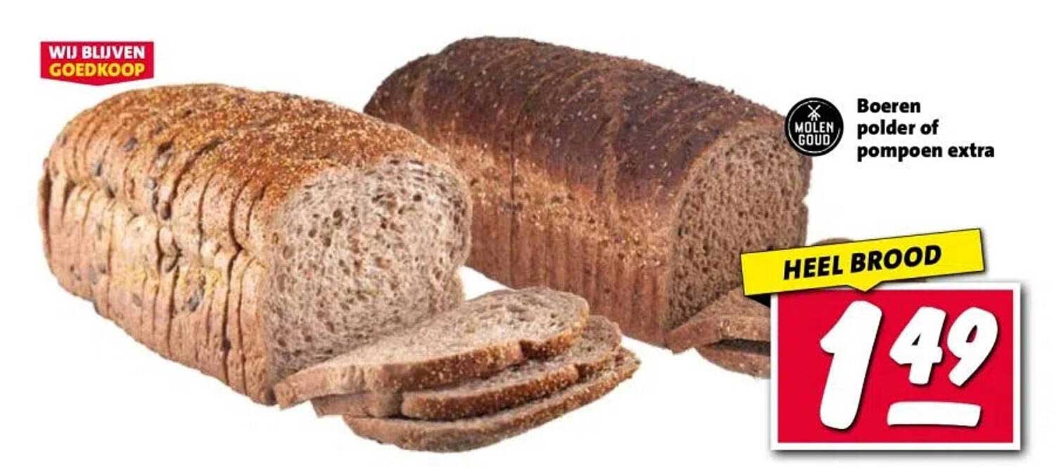 Heerlijk Brood - Boerenpolder of Pompoen Extra