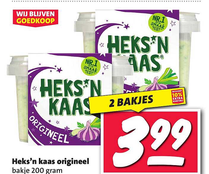 Heks'n kaas origineel bakje 200 gram