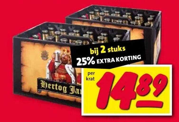 Hertog Jan Bier - 25% EXTRA KORTING bij 2 stuks