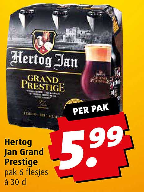 Hertog Jan Grand Prestige pak 6 flesjes à 30 cl