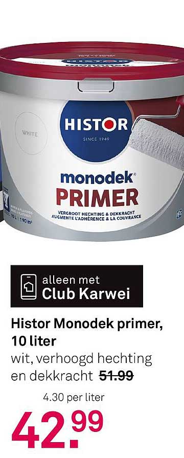 Histor Monodek primer, 10 liter