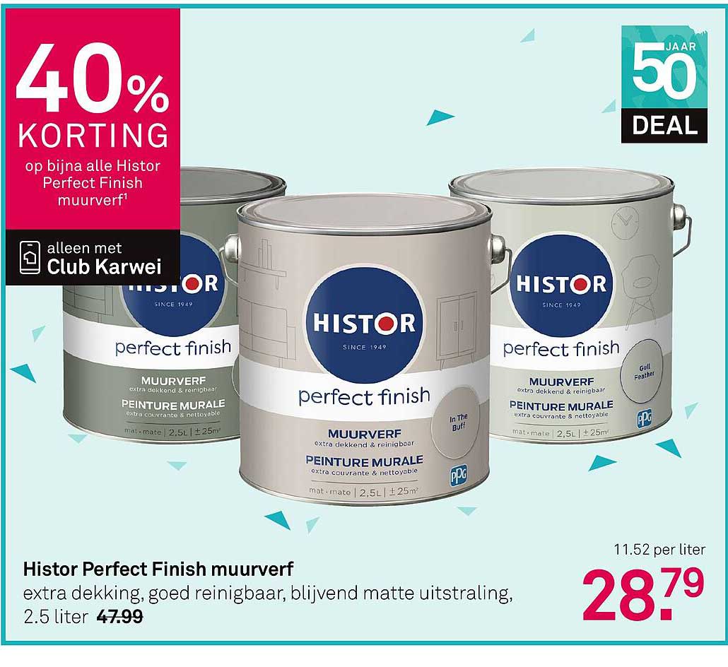 Histor Perfect Finish muurverf