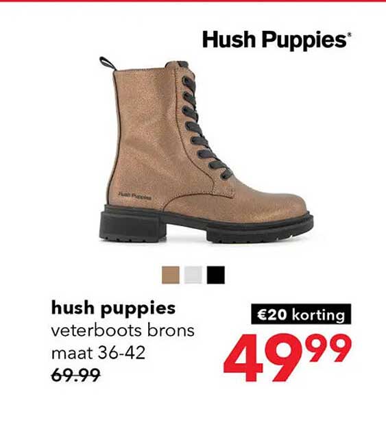 hush puppies veterboots brons maat 36-42