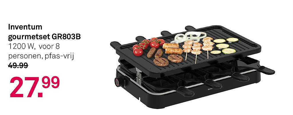 Inventum gourmetset GR803B