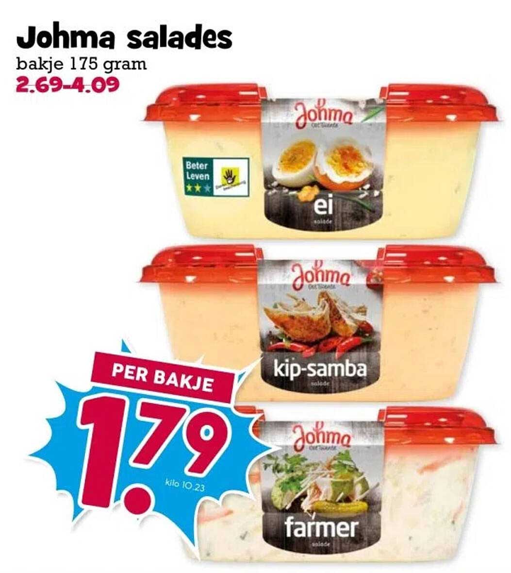 Johma salades bakje 175 gram