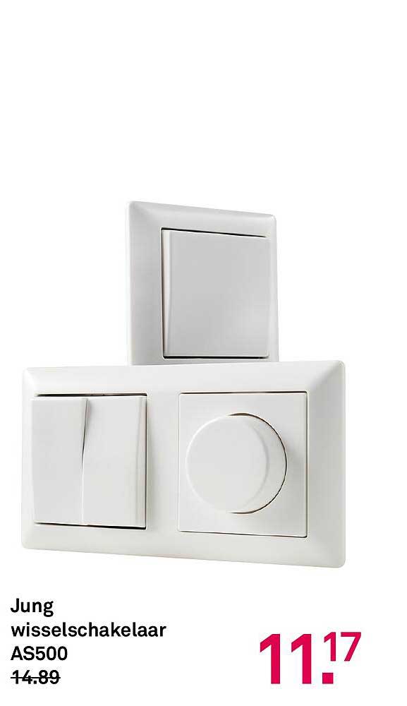 Jung wipschakelaar AS500