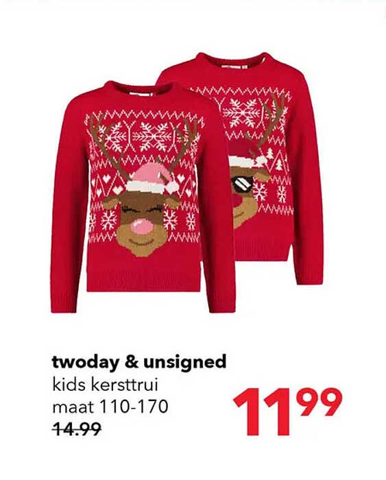 kids kersttrui